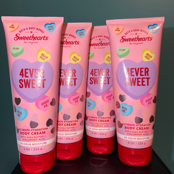 Bath & Body Works Other - 4EVER SWEET Sweetheart Bath & Body Works Body Cream Set of 4